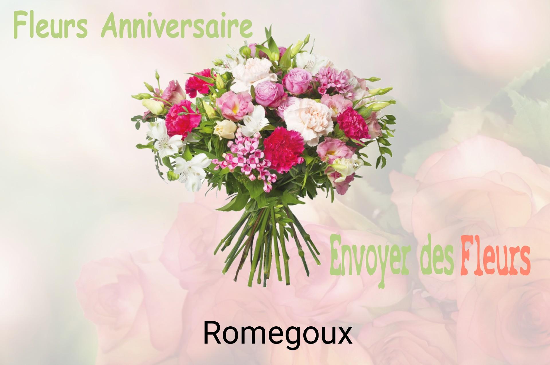 Bouquet de fleurs d’anniversaire livré à Romegoux